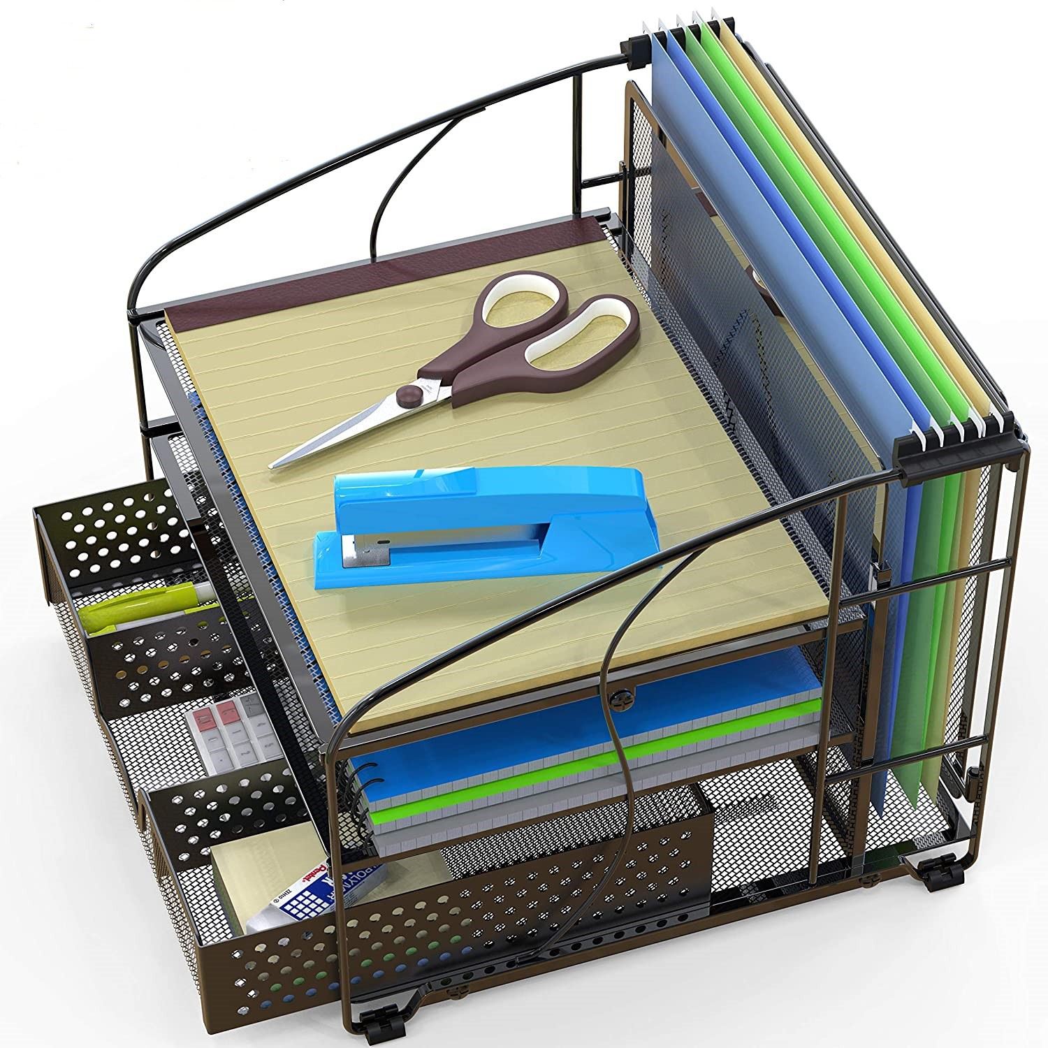 Black Desk Organizer