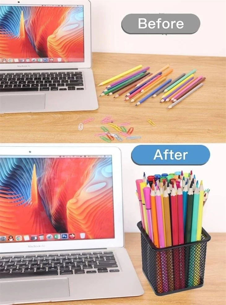 Metal Desk Pen Holder Cup Metal Desk Pen Holder Cup